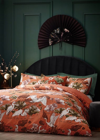 Wylder Tropics Kushiro Exotic Birds Duvet Cover Set