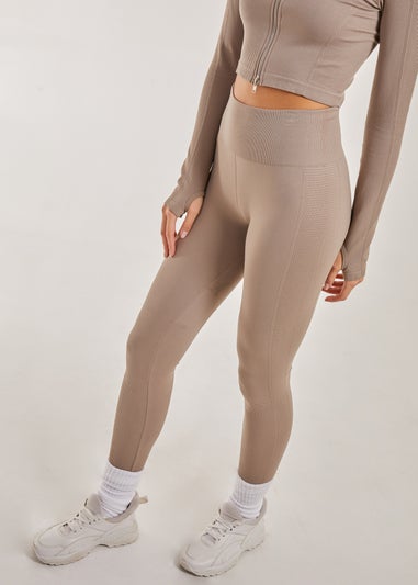 Pink Vanilla Stone Active Rib Leggings