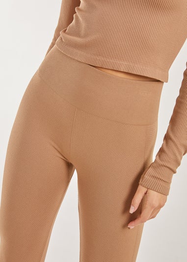 Pink Vanilla Camel Active Rib Leggings