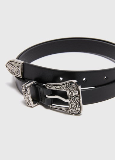 Black Lizard Western Belt