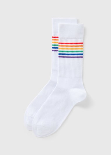 White Pride Socks
