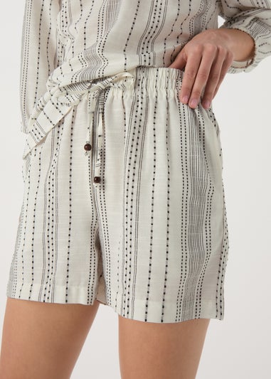 Cream Co Ord Shorts