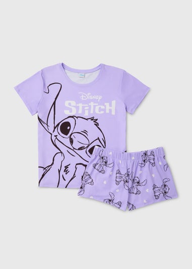 Disney Lilac Lilo & Stitch Pyjama Set