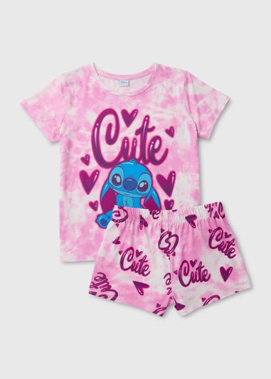 Disney Pink Lilo Graffiti Top & Shorts Set