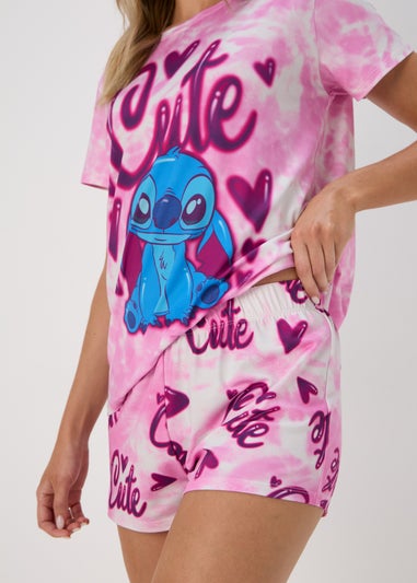 Disney Pink Lilo Graffiti Top & Shorts Set