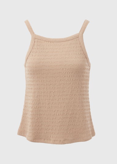 Stone Textured Co Ord Vest