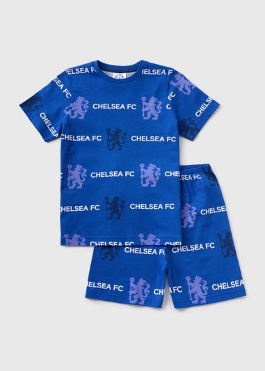 Boys Blue Chelsea Pyjama Set (4-13yrs)