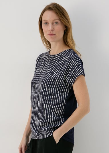 Et Vous Navy Stripe T-Shirt