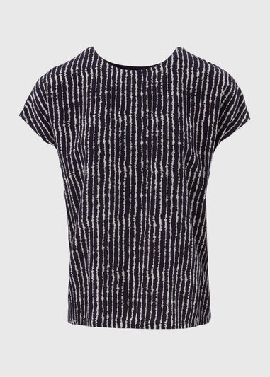 Et Vous Navy Stripe T-Shirt