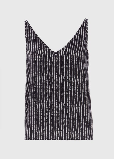 Et Vous Navy & White Stripe Cami Top