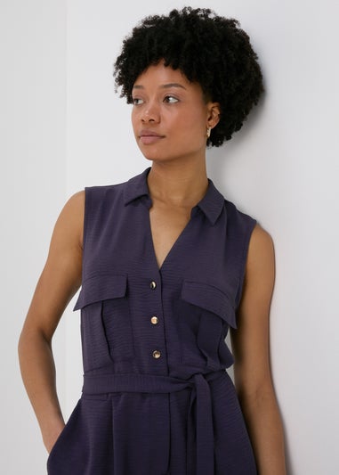 Et Vous Navy Airflow Playsuit