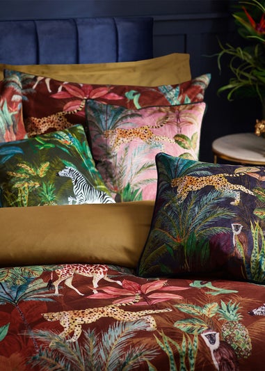 Wylder Aranya Exotic Animal Velvet Duvet Cover Set