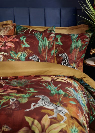 Wylder Aranya Exotic Animal Velvet Duvet Cover Set