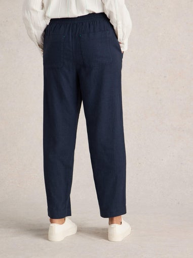 Elle Hose aus Leinenmischung