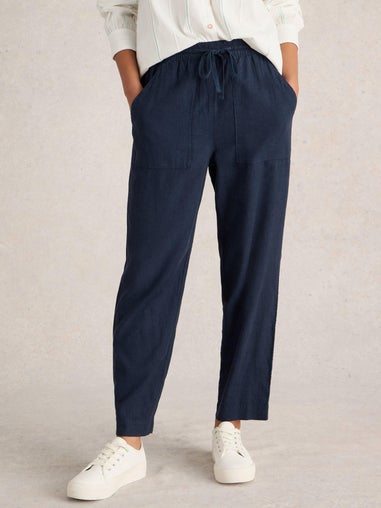 Elle Hose aus Leinenmischung