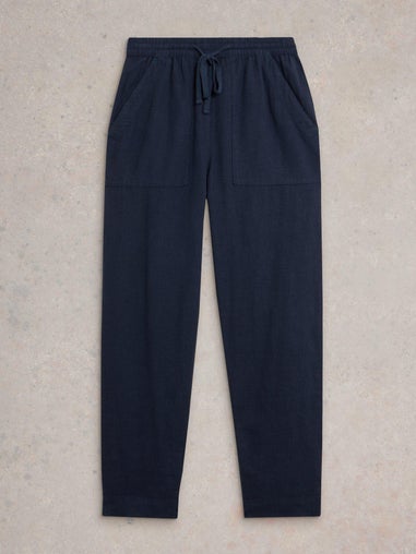 Elle Hose aus Leinenmischung