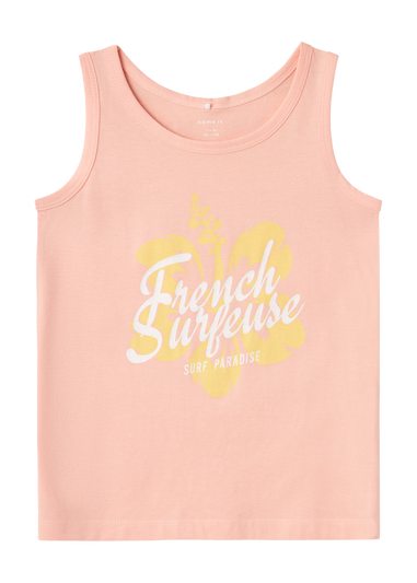 Name It Girls Pink French Surfeuse Tank Top (6-12yrs)