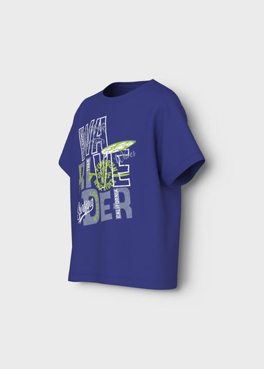 Name It Boys Blue Wave Rider Loose Top (6-12yrs)