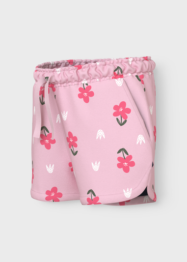 Name It Girls Pink Floral Shorts (9mths-5yrs)