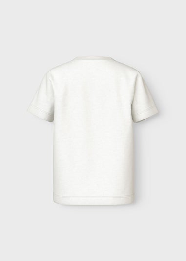Name It Boys Cream Dinosaur Print T-Shirt (9mths-5yrs)