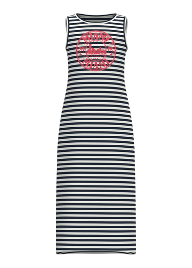 Name It Girls White Stripe Design Long Dress (6-12yrs)