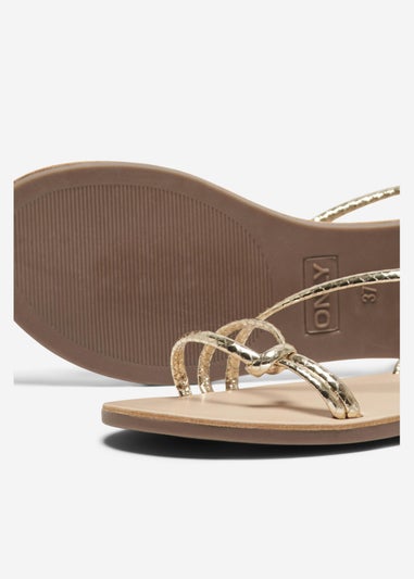 ONLY Gold Knot Melly Sandal