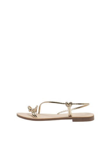 ONLY Gold Knot Melly Sandal