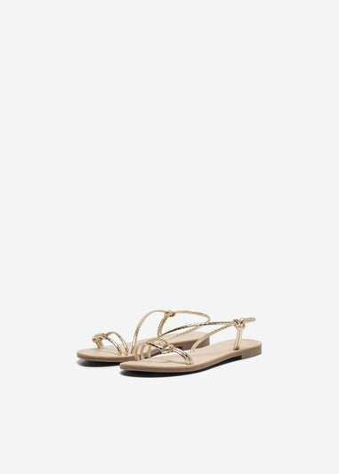 ONLY Gold Knot Melly Sandal