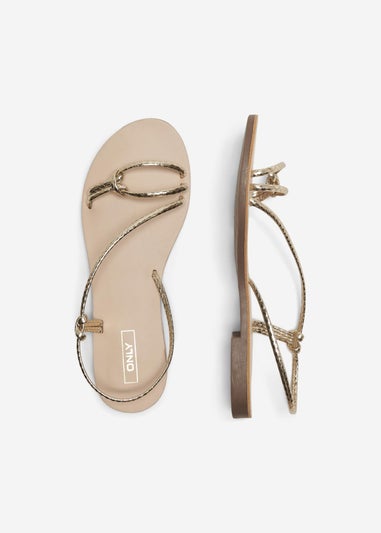 ONLY Gold Knot Melly Sandal