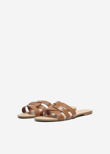 Only Brown Mule Sandals