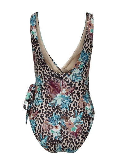 ONLY Leopard Print Brittany Swimsuit