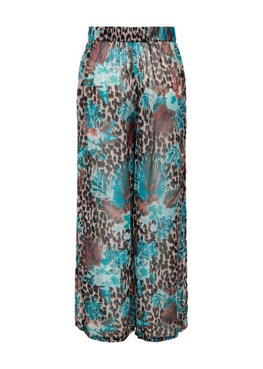 ONLY Animal Print Beach Pants