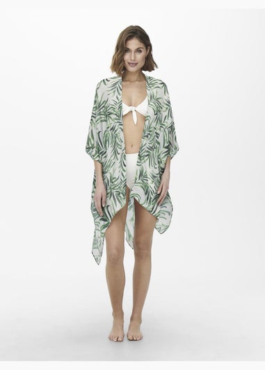 Only Palm Print Kimono