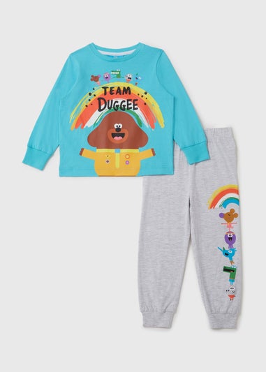 Kids Blue Hey Duggee Print Pyjama Set (9mths-4yrs)