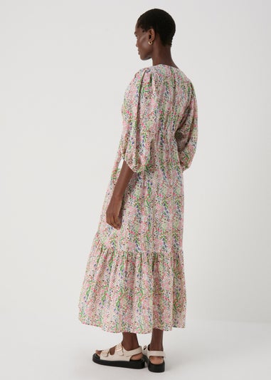 Multicolour Floral Midi Dress