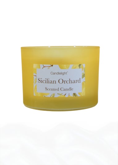 Candlelight Yellow Sicilian Orchard Scented Candle