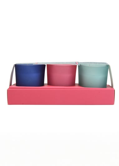 Candlelight 3 Pack Jaipur Pink Fig Scented Candle Set