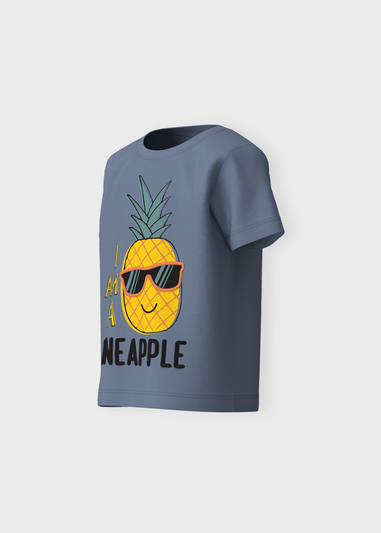 Name It Boys Navy Pineapple Print T-Shirt (1.5-6yrs)