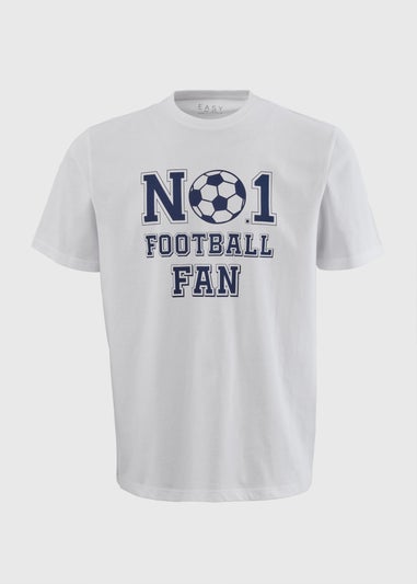 White Football Fan T-Shirt