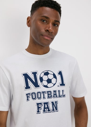 White Football Fan T-Shirt