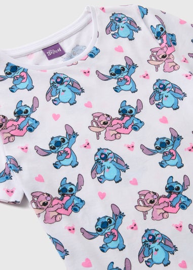 Disney Kids Stitch Heart T-Shirt (3-13yrs)