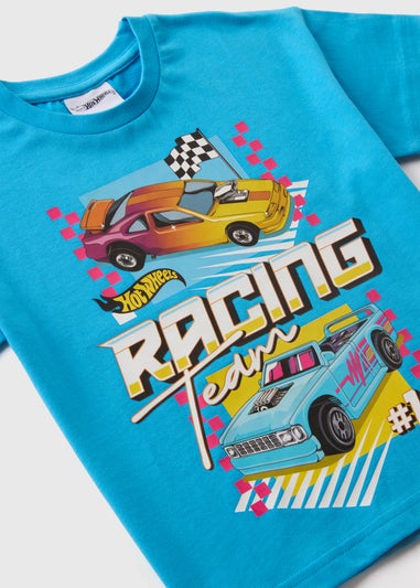 Hot Wheels Kids Blue Racing T-Shirt (3-9yrs)