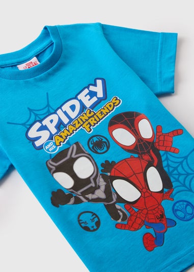 Marvel Kids Blue Spidey and His Amazing Friends T-Shirt (1-7yrs)