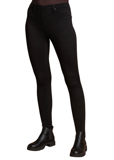 Roman Black Stretch Jersey Denim Jegging