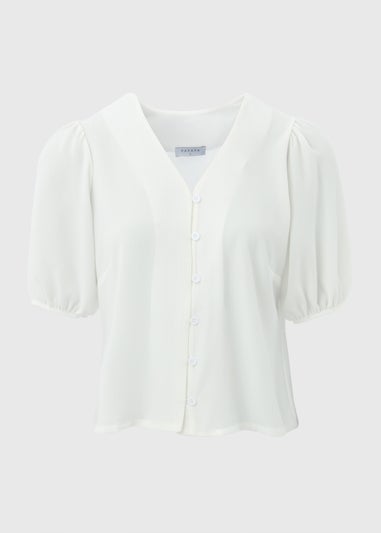 Ivory Blouse Top