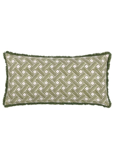 Hoem Alexa Geometric Filled Cushion (30cm x 60cm x 8cm)