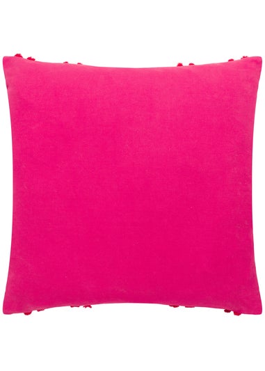 Heya Home Archie Geometric Tufted Filled Cushion (45cm x 45cm x 8cm)