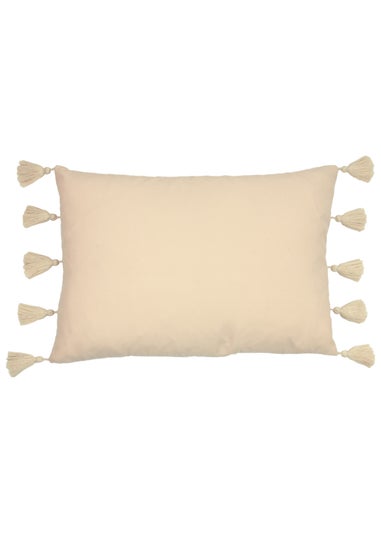 furn. Ashram Eye Tufted Filled Cushion (35cm x 50cm x 8cm)