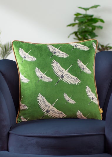 furn. Avalon Birds Filled Cushion (43cm x 43cm x 8cm)