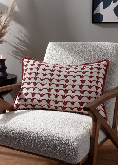 Hoem Avery Geometric Filled Cushion (40cm x 60cm x 8cm)